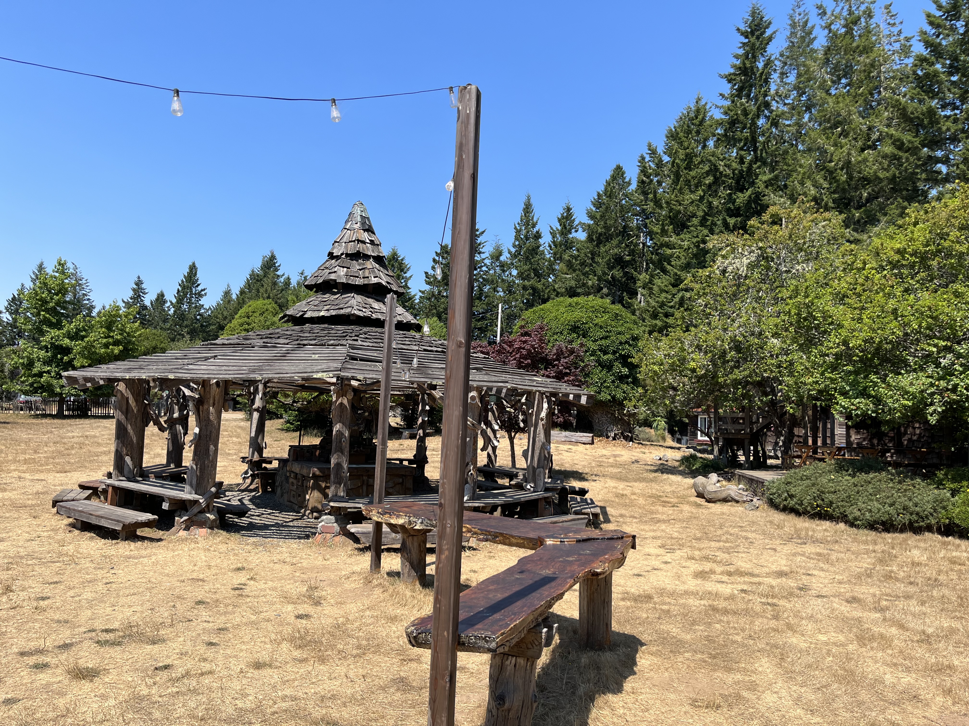 Camp gathering space pavilion
